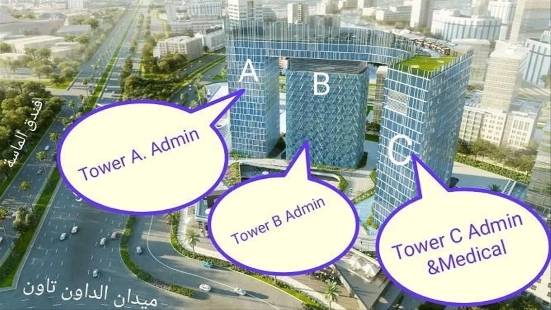 مكتب فاخر للبيع في وسط المدينة