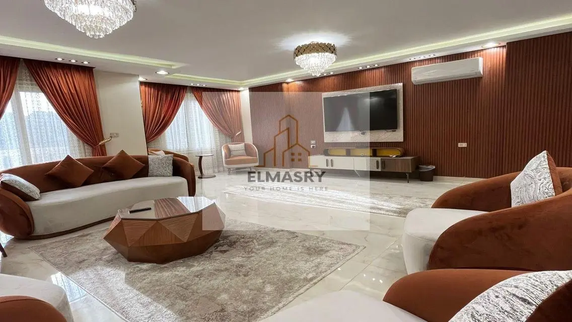 شقة فاخرة بمساحة 200 متر مع تكييف مركزي وميزات رائعة