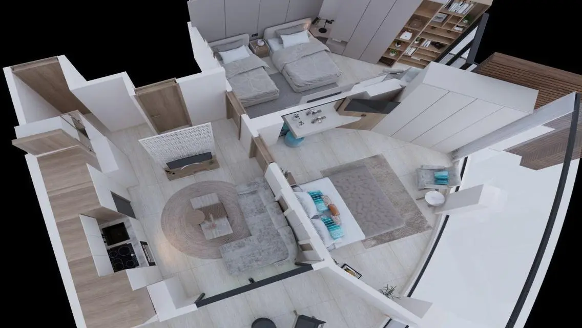 Luxury Apartment with Lake View
