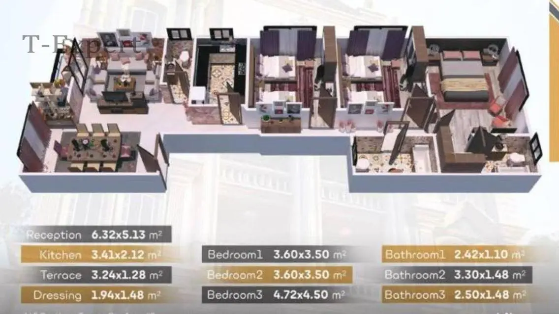Luxury Apartment in GUC