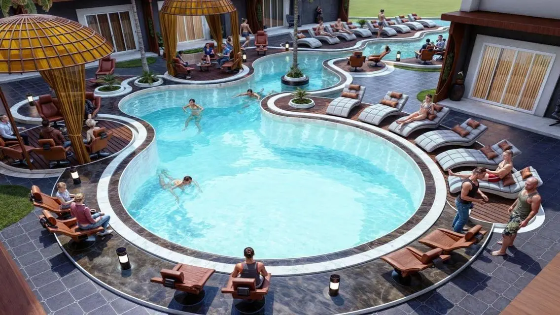 Pool-View 1-Bedroom Apartment in Panorama Magawish