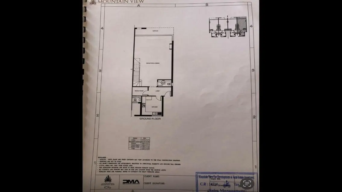 Corner Mountain-View Townhouse in Icity - New Cairo