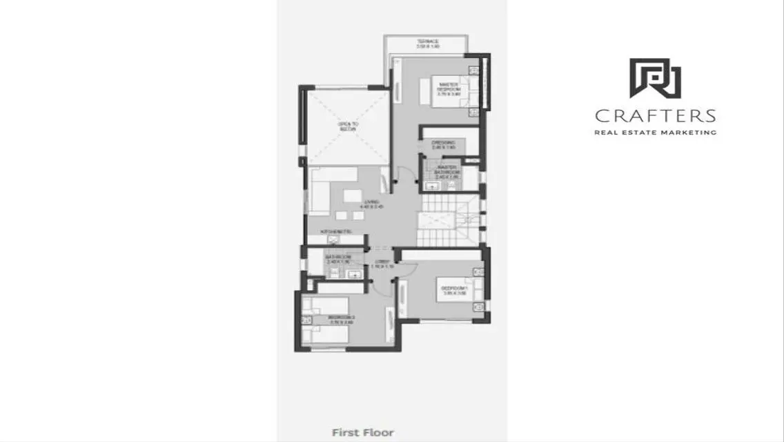 villa Semi Finished With prime Location