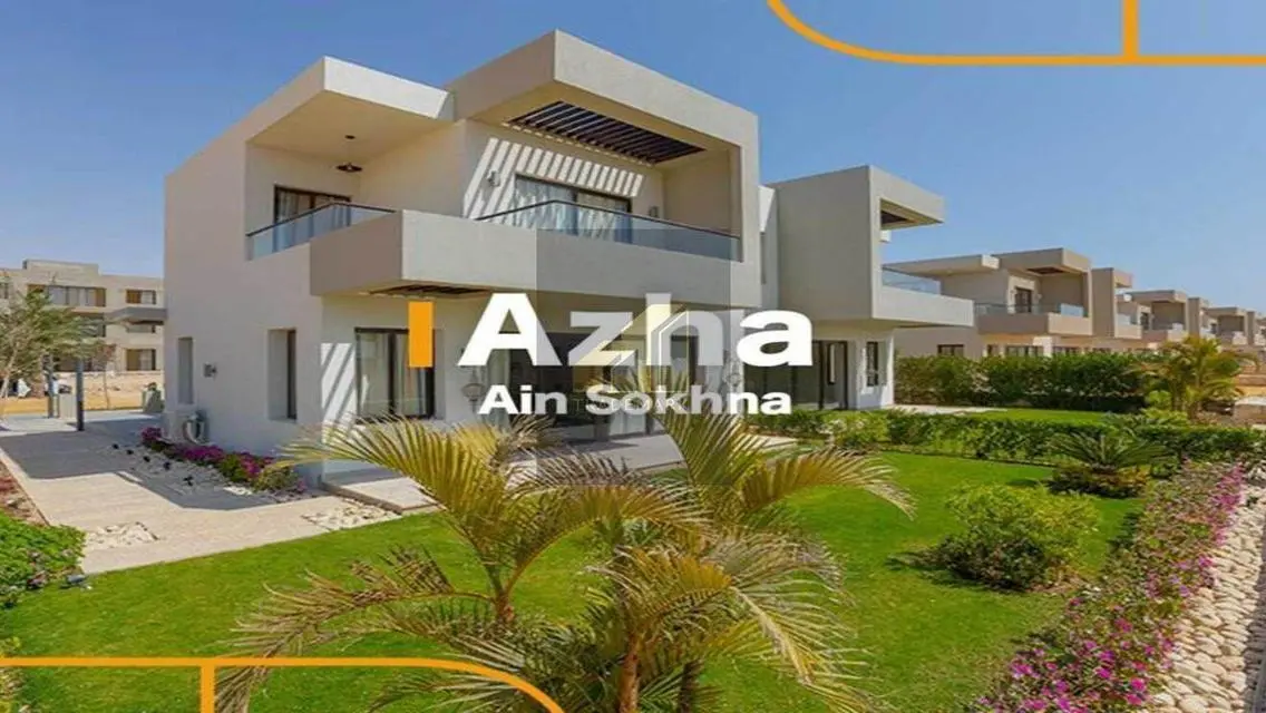1st Row Lagoon Corner Twin In Azha Ain Sokhna