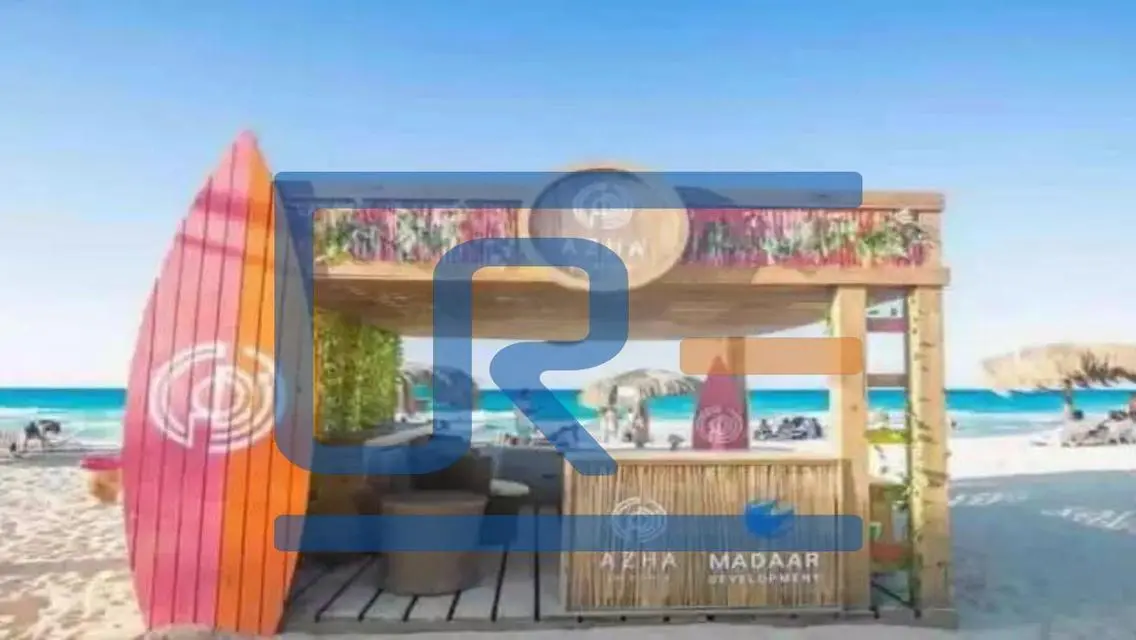 Semi furnished Chalet in Azha el sokhna Pool View