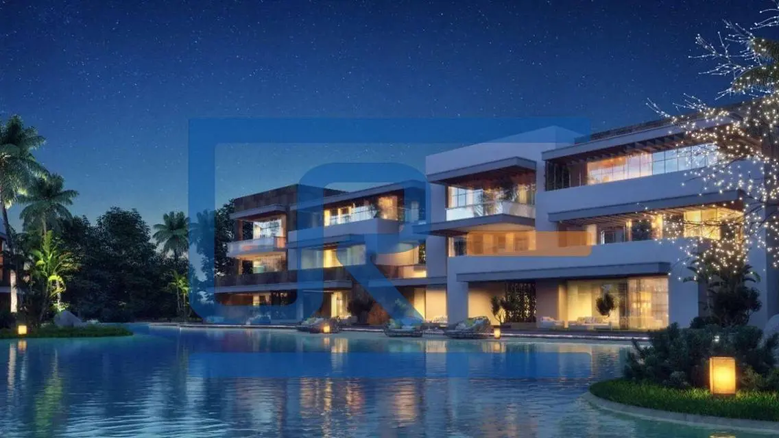 Semi furnished Chalet in Azha el sokhna Pool View