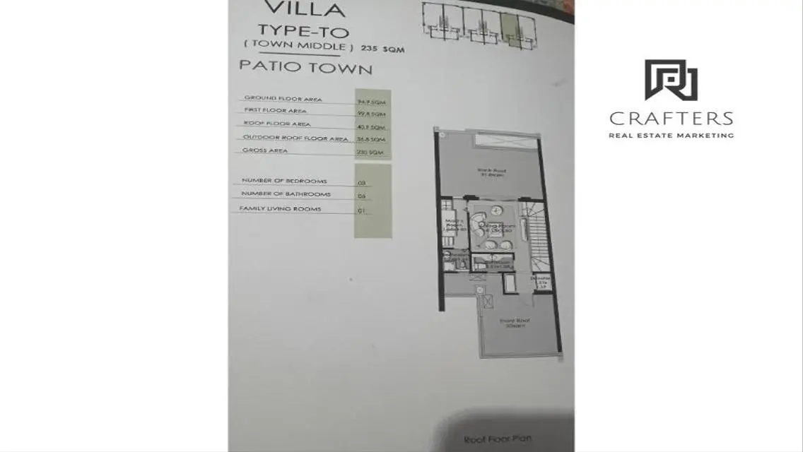 Townhouse Middle -Core&amp;shell With prime location