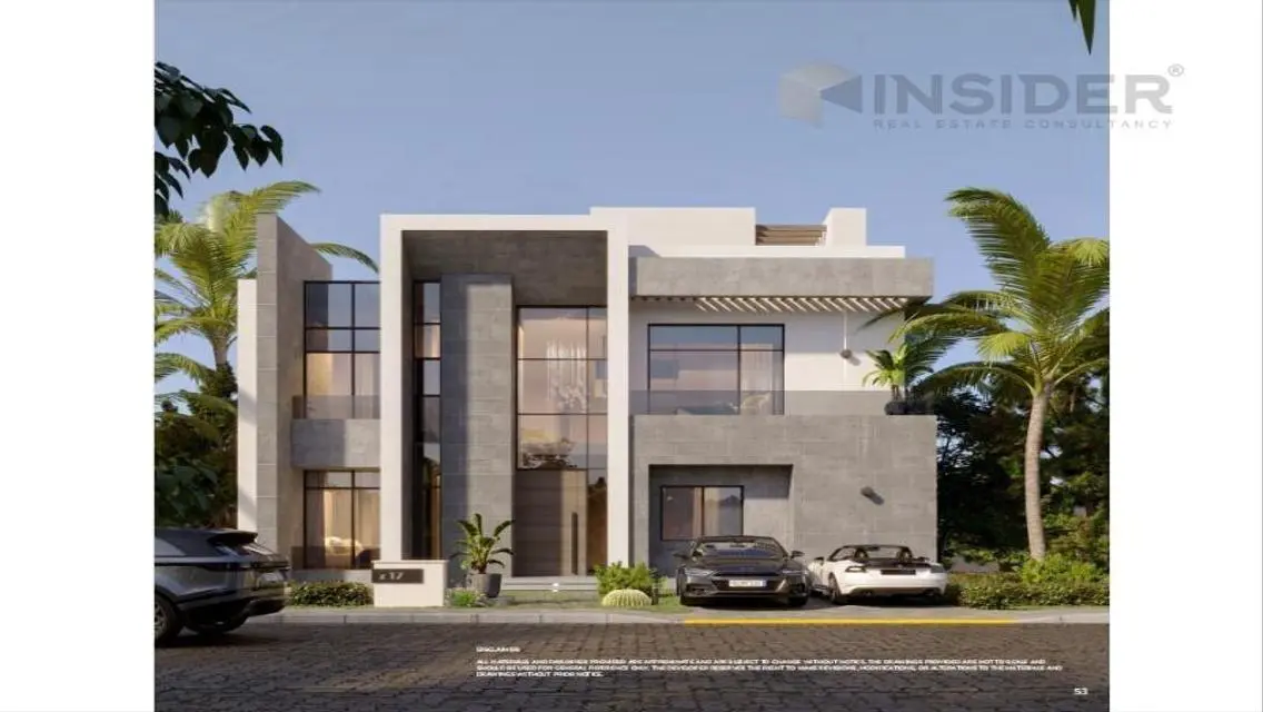 Large twin house  in the project deliverd 2025