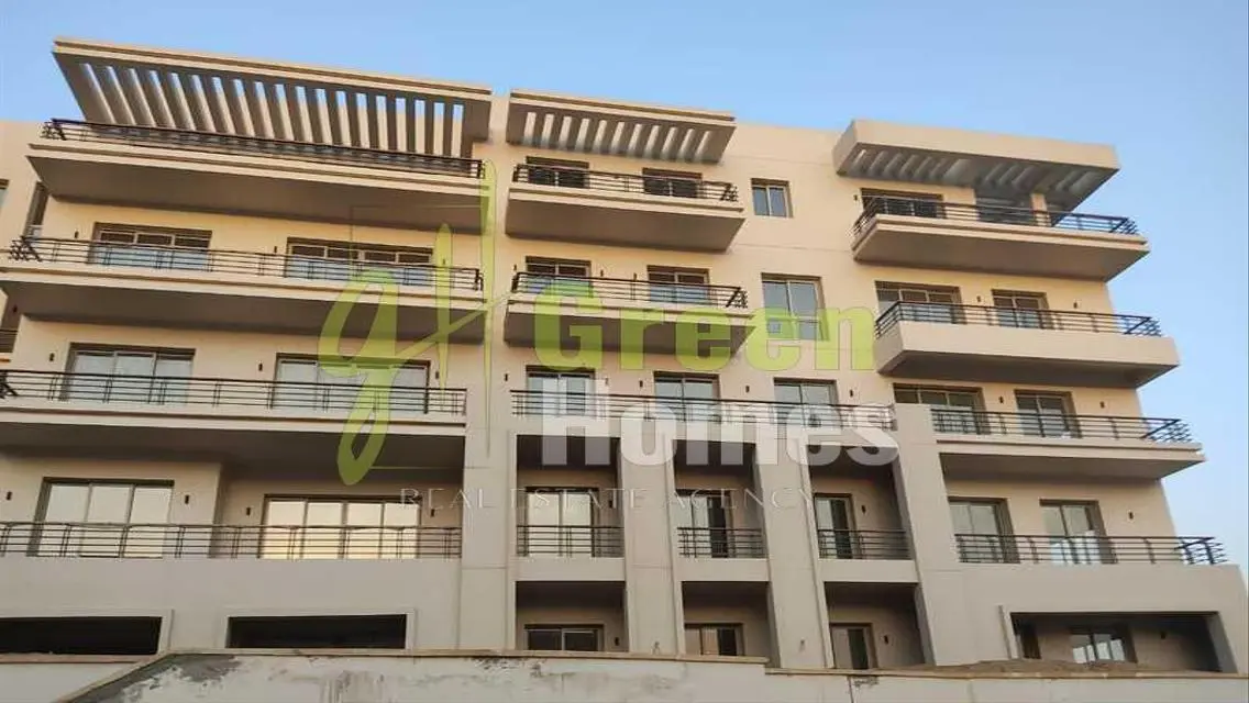 Modern Green Home with Security Guard