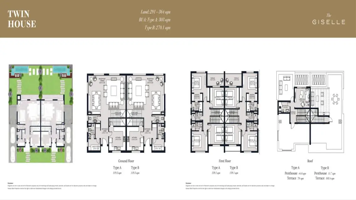 Luxury Villa for Sale with 326 sqm Space