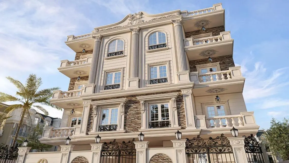 قصر فخم بمساحة كبيرة مع جميع المرافق