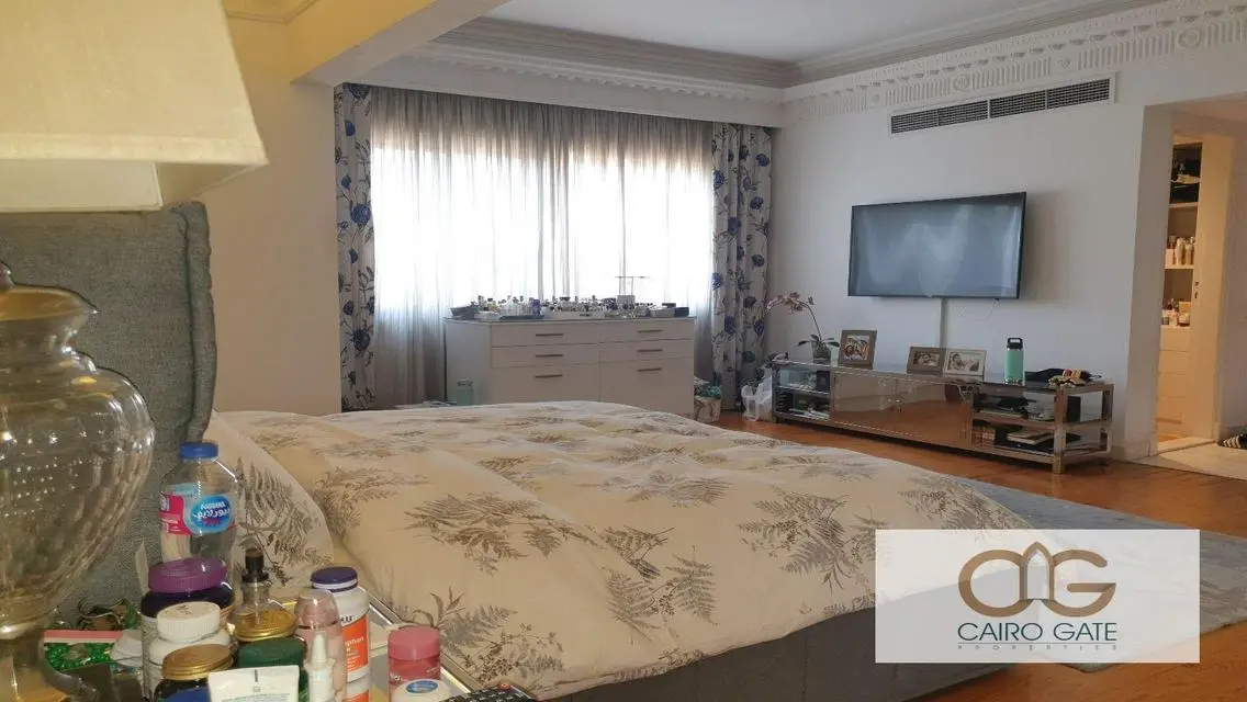 Modern Semi-Furnished Apartment with Nile View in Zamalek