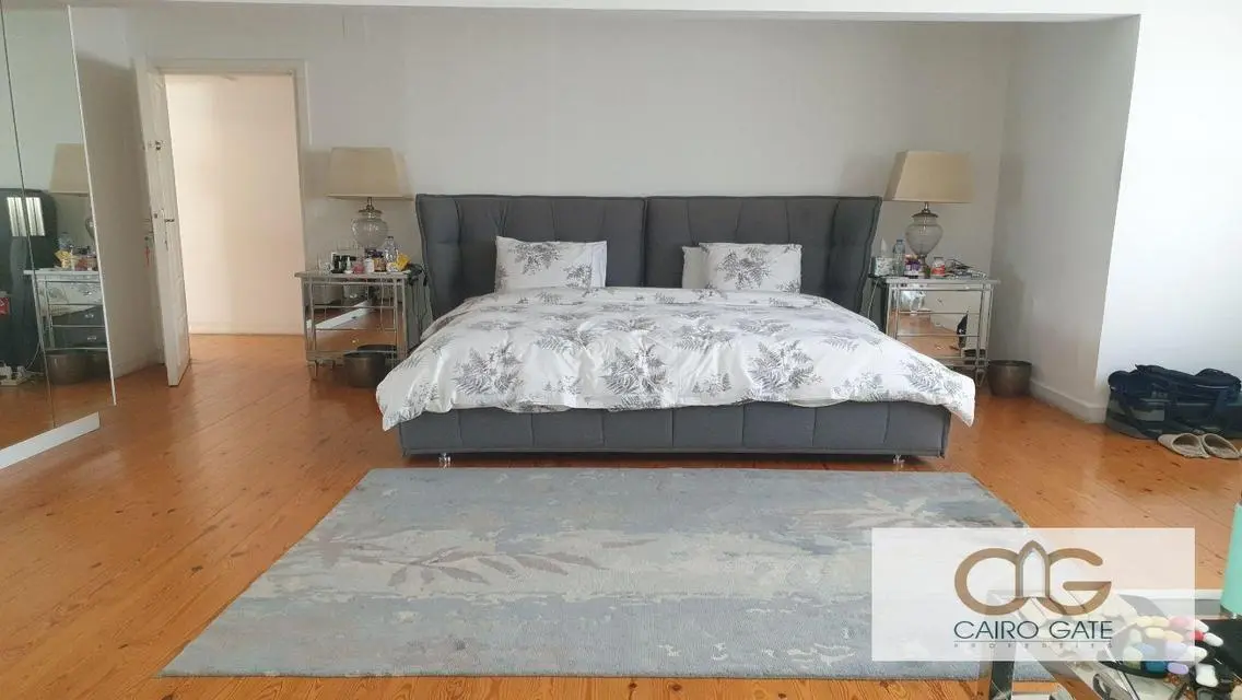 Modern Semi-Furnished Apartment with Nile View in Zamalek