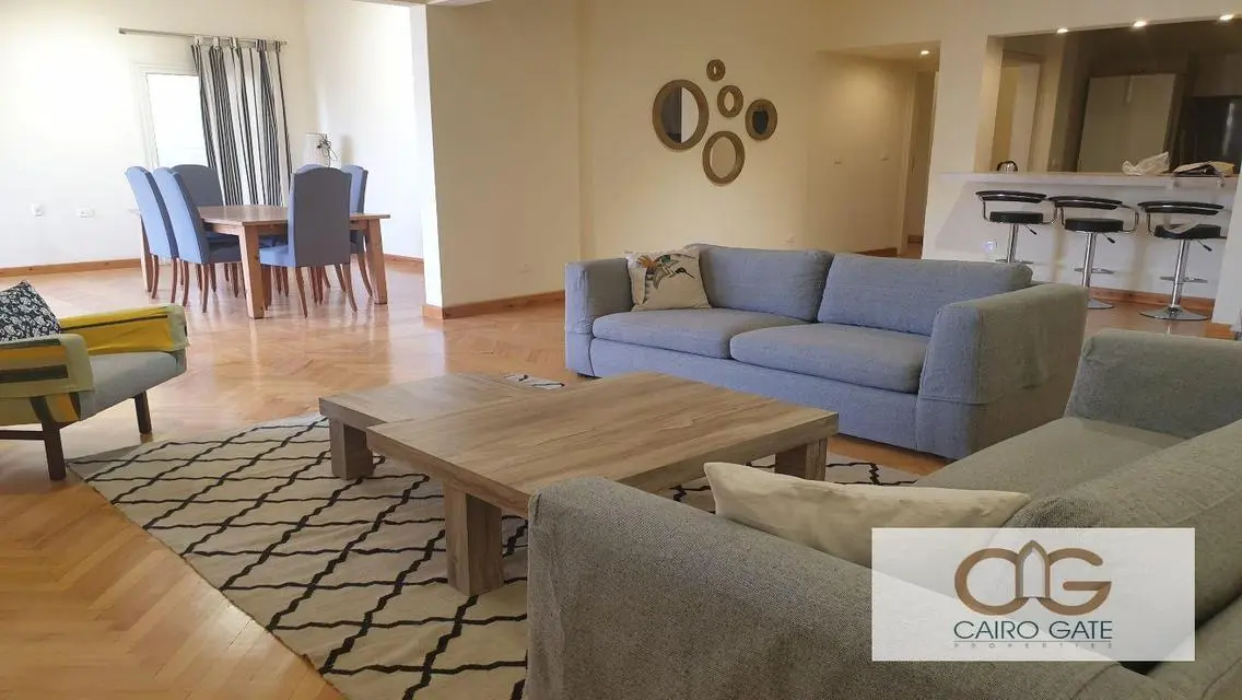 Spacious Modern Furnished Apartment for Rent in Zamalek