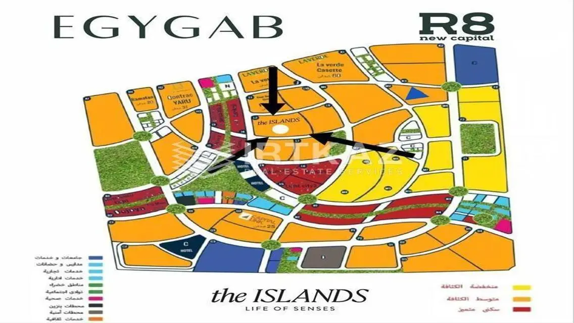 Invest in Your Apartment in The ISLANDS Compound - 460 sqm