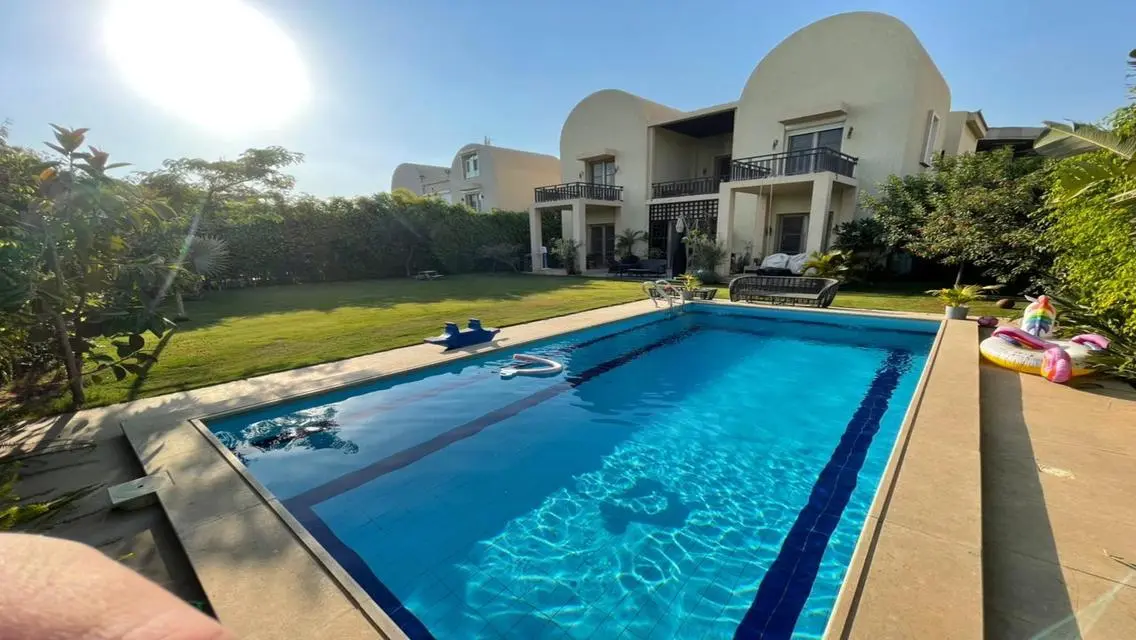 Semi-Furnished Villa with Pool for Rent in Allegria