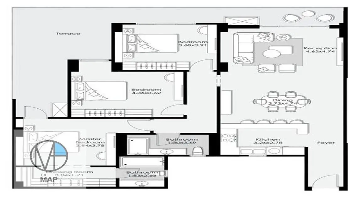 Luxury Apartment in Zed East Crescent