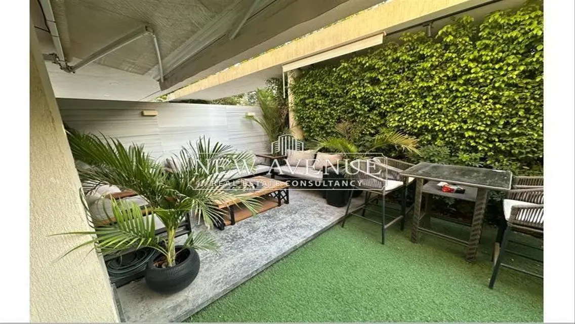 Delivered fully furnished apartment ground with garden