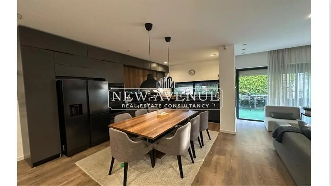 Delivered fully furnished apartment ground with garden