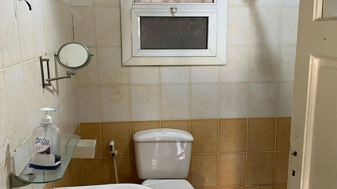 شقة بحديقة للايجار 84م كمبوند المهندسين الشيخ زايد