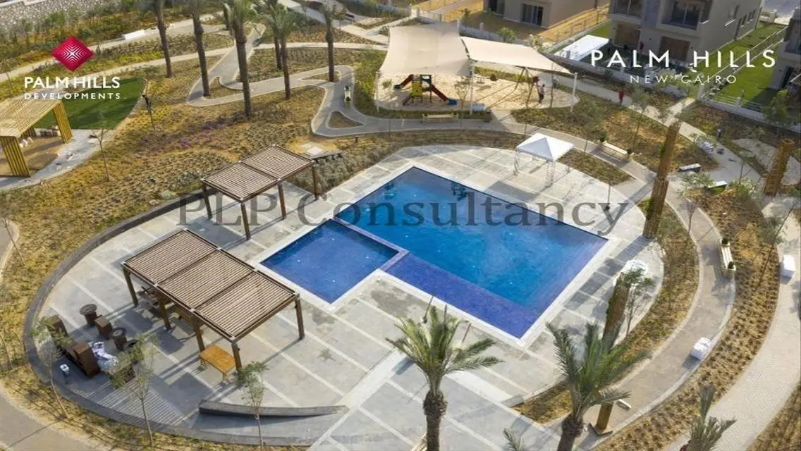 Townhouse Corner ready for viewing  Palm New Cairo
