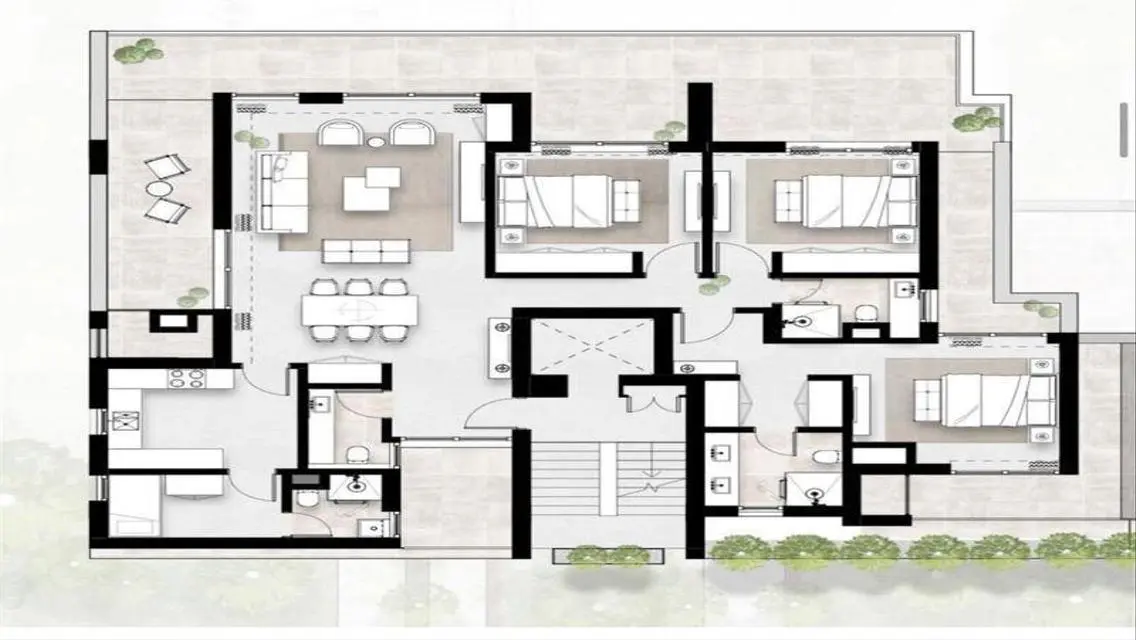 Prime Location 3 Bedroom Flat in Solana West