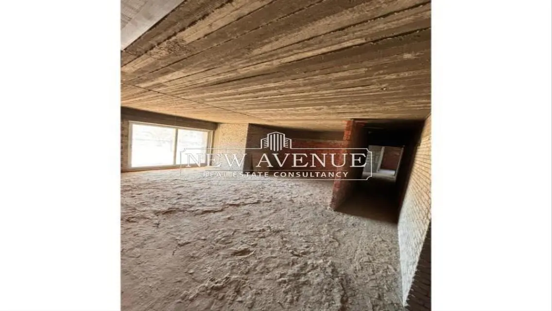 Delivered apartment corner with garden in palm hills