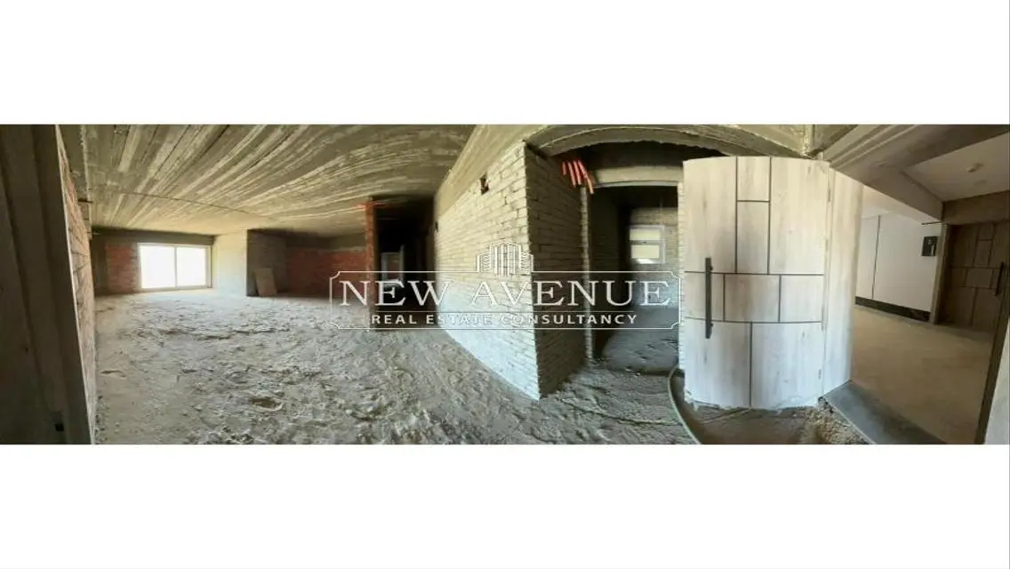 Delivered apartment corner with garden in palm hills
