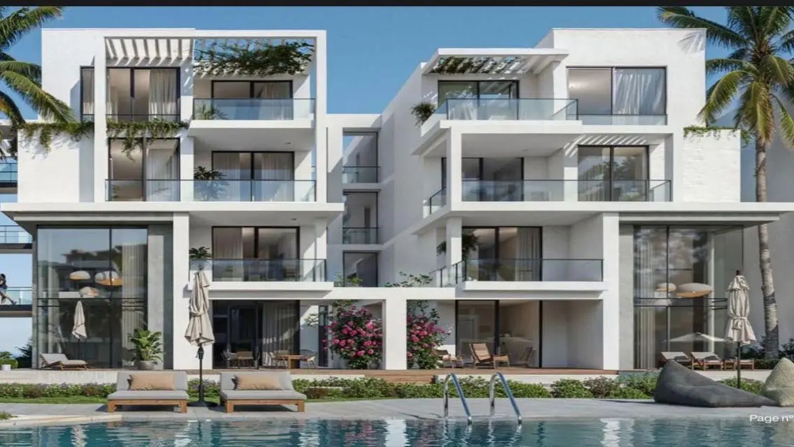 Finished chalet for sale in Amwaj, North Coast