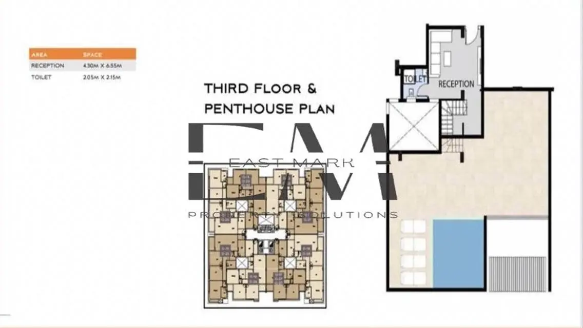 Penthouse for Sale in Galleria Moon Valley