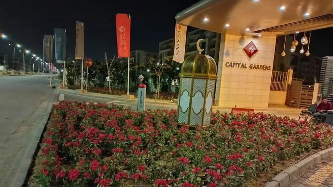 Apartment with garden| Capital Gardens| Palm Hills