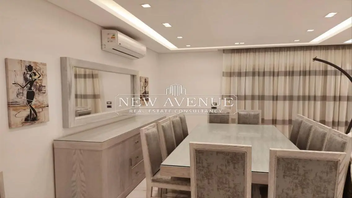 villa 1st row golf fully finished and furnished