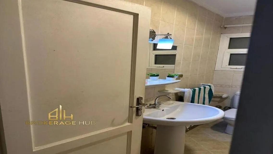 An apartment for rent in a location Al Rehab,