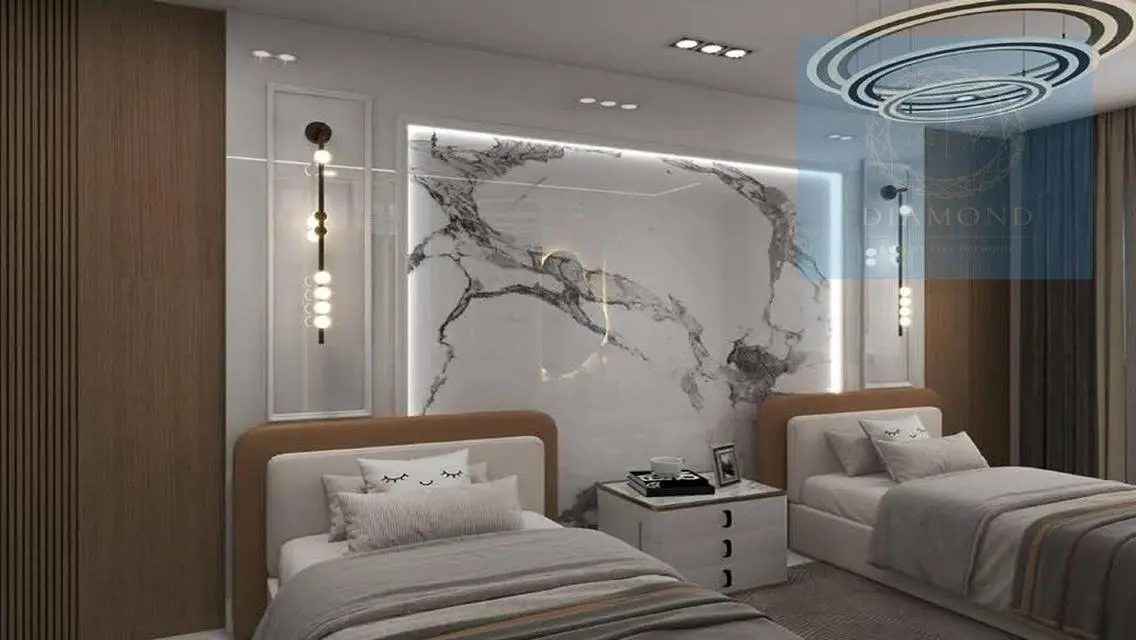 Hotel Design 2bedrooms apartment wide garden view
