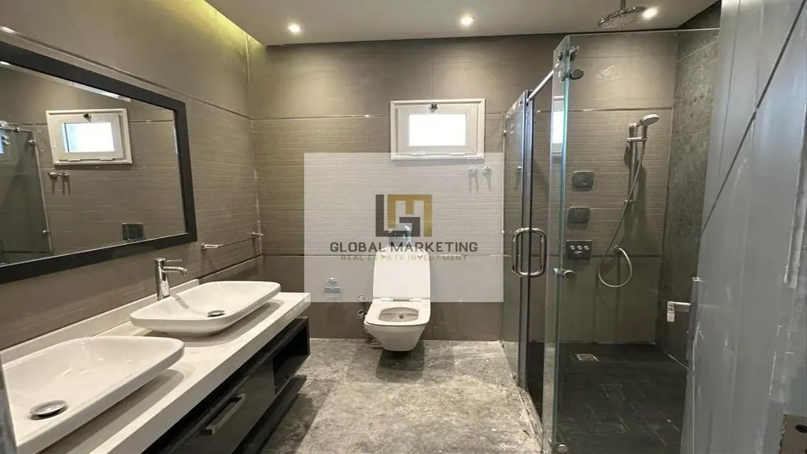 Modern finished villa for rent in Mivida first use