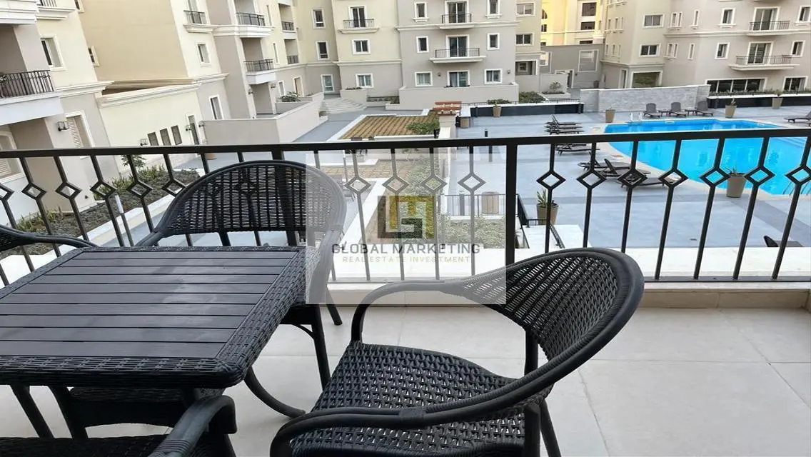 Apartment for rent in mivida view swimming pool .
