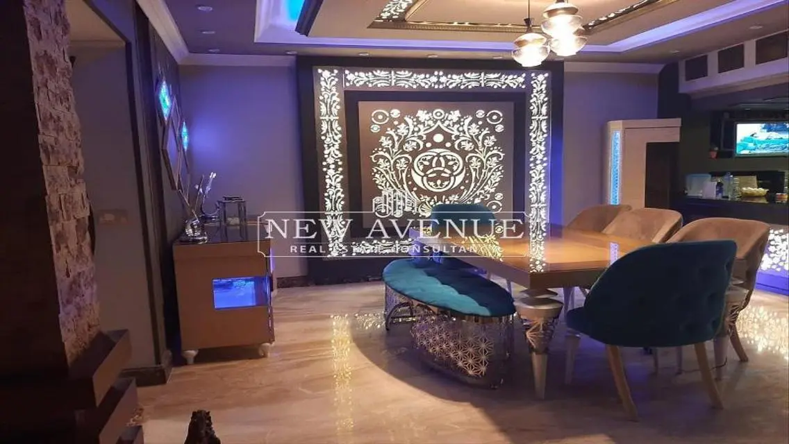 Duplex with garden fully finished with kitchen in new cairo