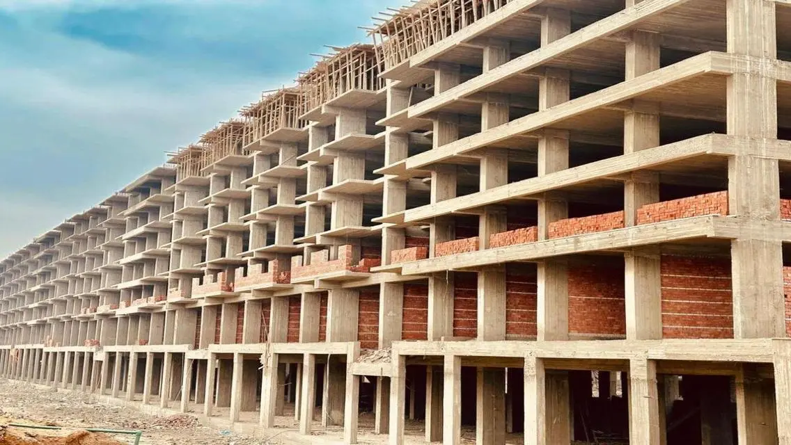 A 126 sqm unfinished apartment for sale featuring