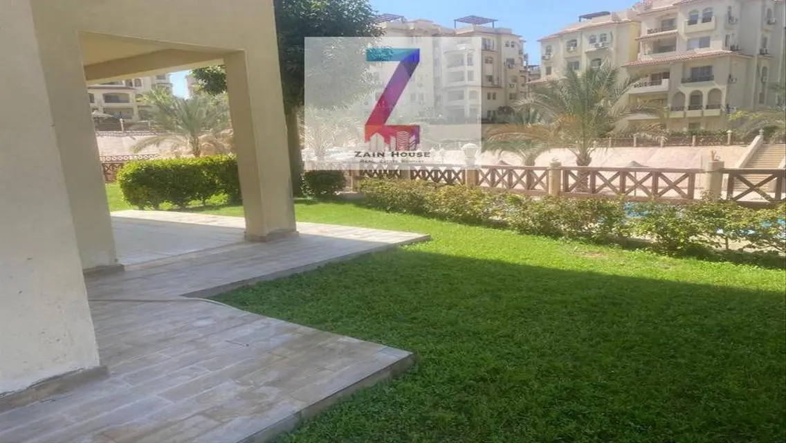 شاليه مفروض ومكييف أرضي بجاردن