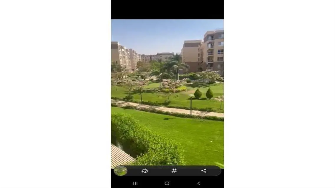 شقة للبيع في مدينتي 133م ڤيو وايد جاردن روعة
