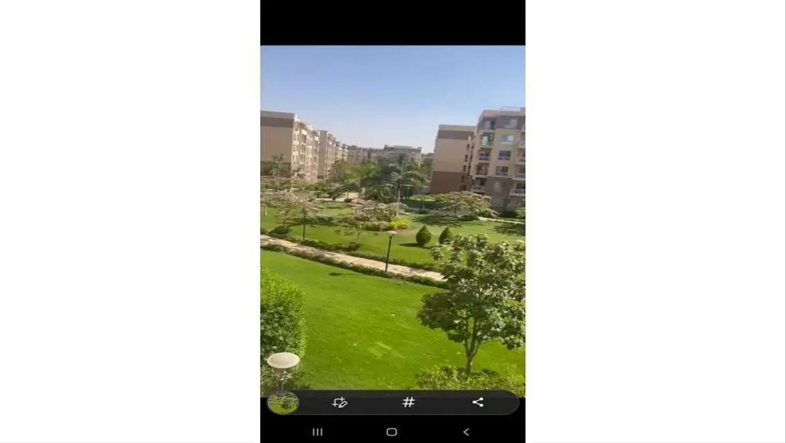شقة للبيع في مدينتي 133م ڤيو وايد جاردن روعة