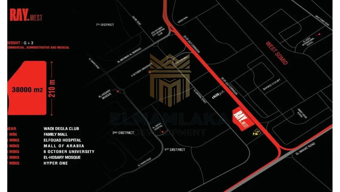 Invest in the Most Prime Location of October at Ra