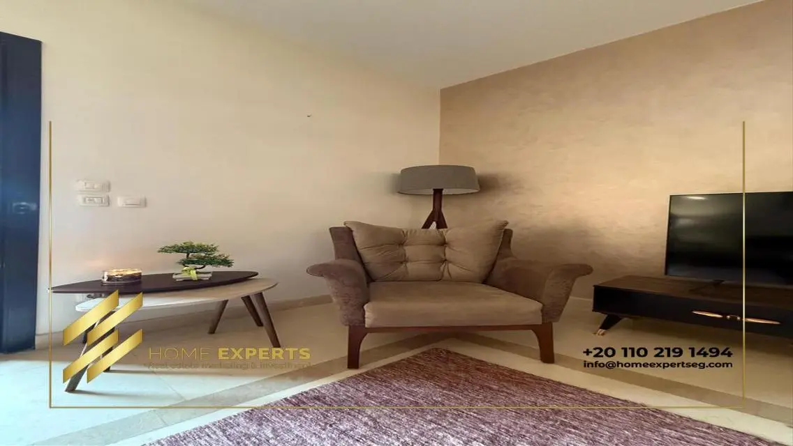 Luxurious furnished apartment with garden for rent
