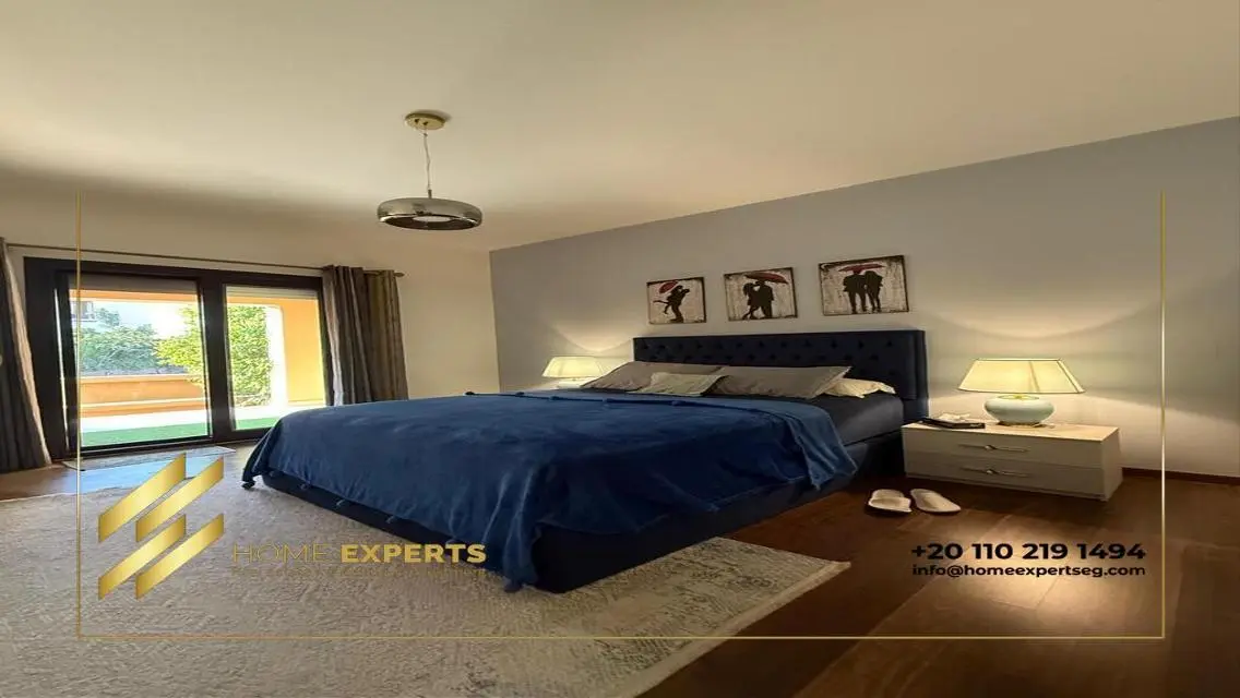 Luxurious furnished apartment with garden for rent