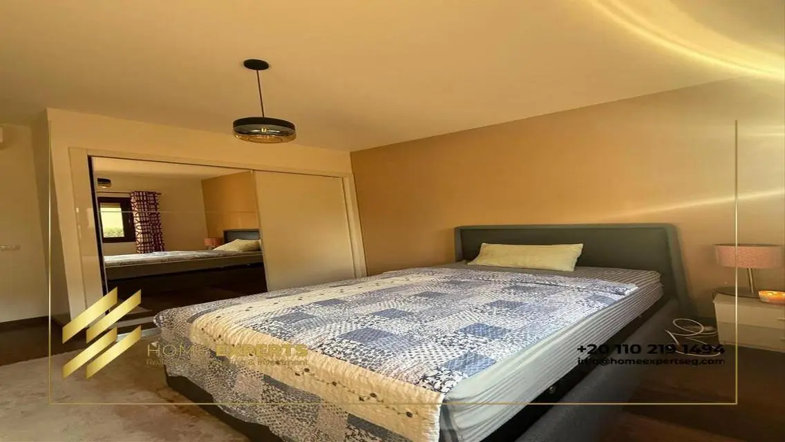 Luxurious furnished apartment with garden for rent