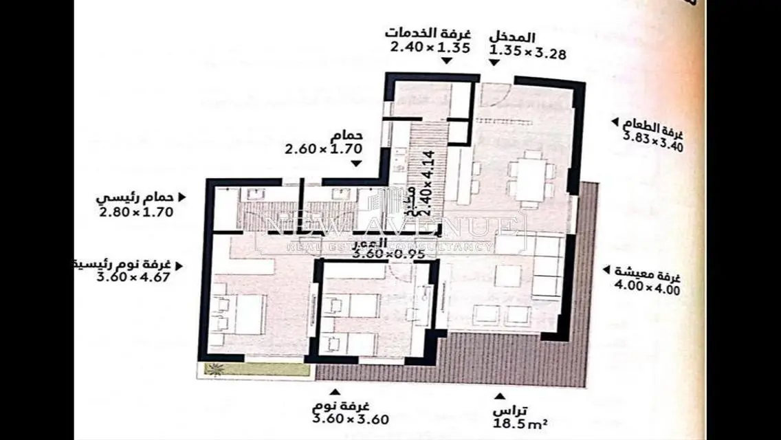 Fully Finished Apartment in AL BUROUJ El shorouk
