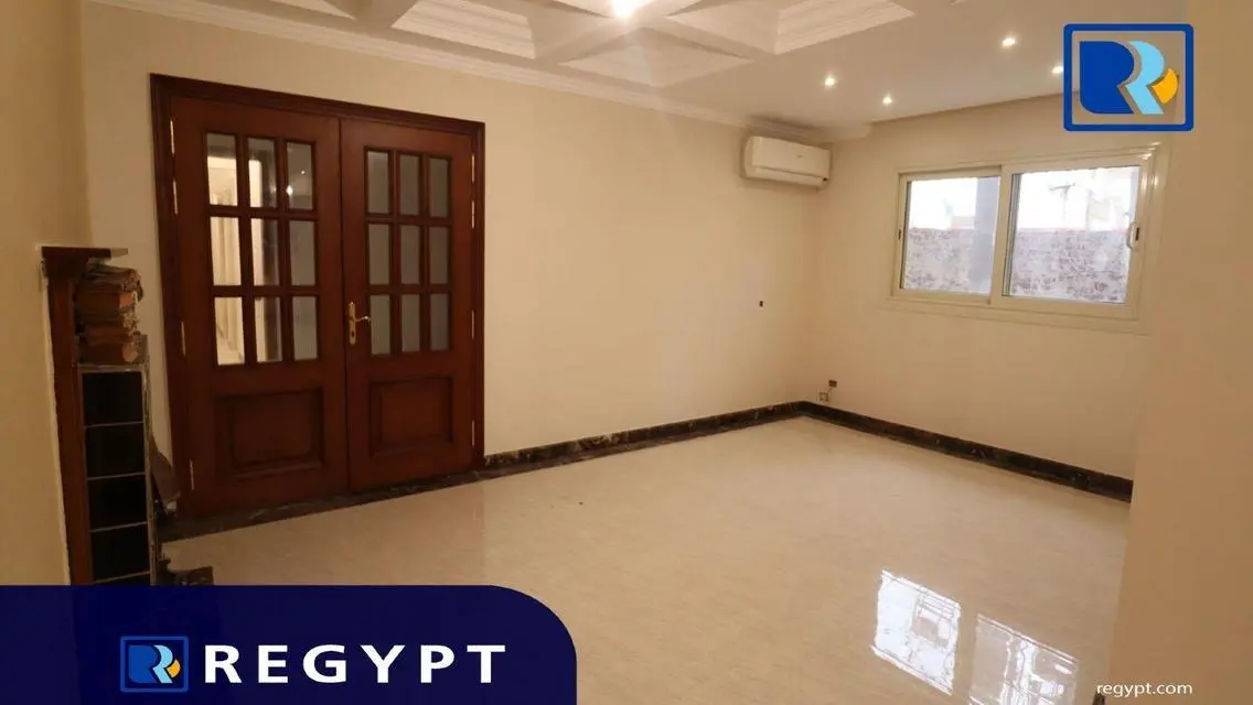دور ارضى رائع للايجار بدجلة المعادي