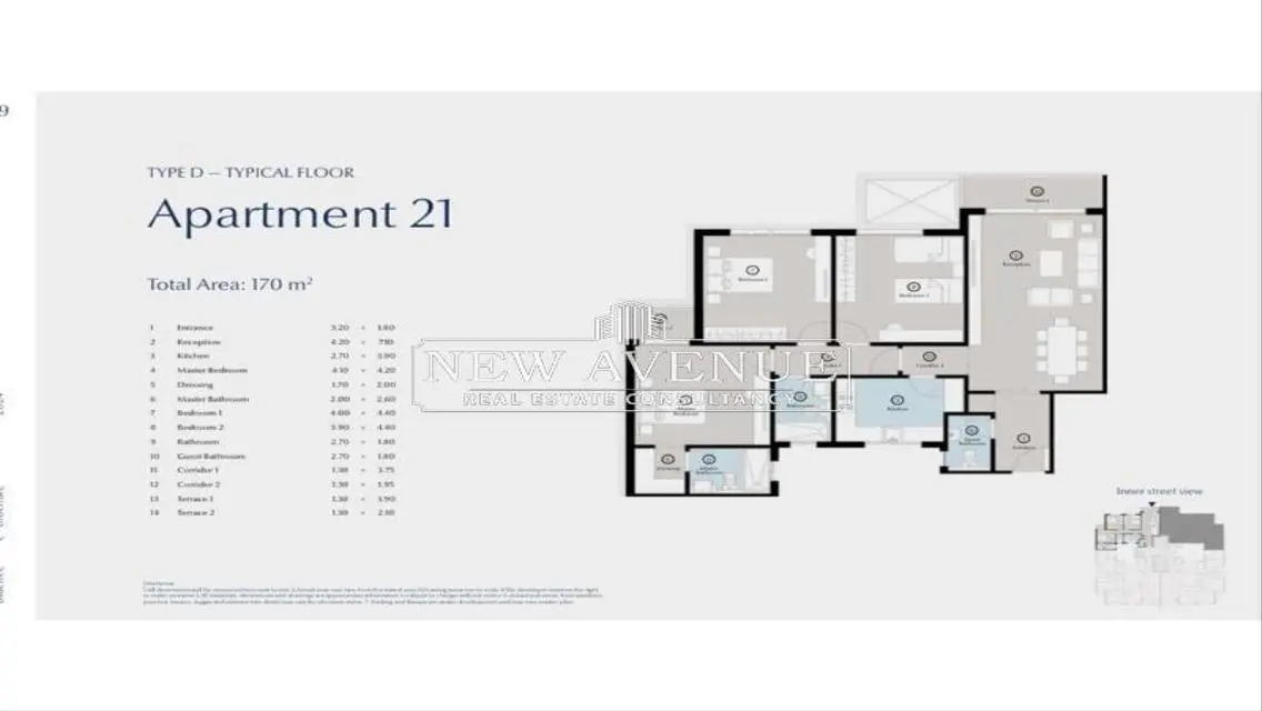 3 bedrooms apartment with parking and installments