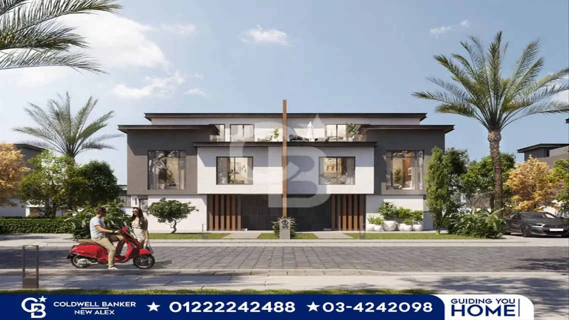 تاون هاوس 210م  بكمبوند Greek town بالتجمع
