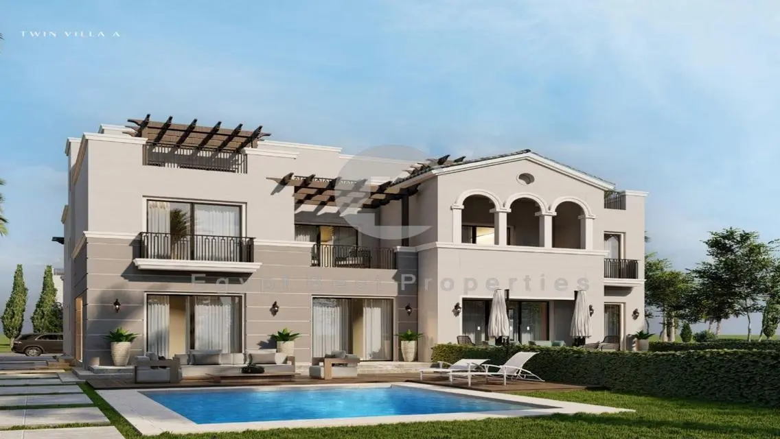 RTM Finished villa For Sale at Hyde Park-new cairo